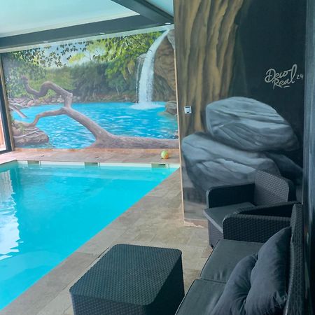 Cottage Piscine Interieure31Degres Zoo La Fleche24H Du Mans Clermont-Creans 外观 照片
