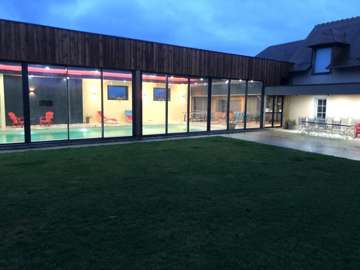 Cottage Piscine Interieure31Degres Zoo La Fleche24H Du Mans Clermont-Creans 外观 照片