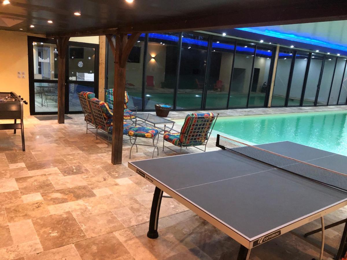 Cottage Piscine Interieure31Degres Zoo La Fleche24H Du Mans Clermont-Creans 外观 照片
