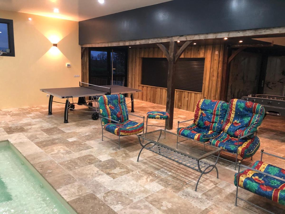 Cottage Piscine Interieure31Degres Zoo La Fleche24H Du Mans Clermont-Creans 外观 照片