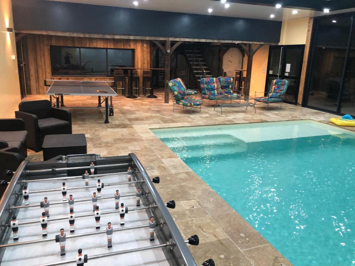 Cottage Piscine Interieure31Degres Zoo La Fleche24H Du Mans Clermont-Creans 外观 照片