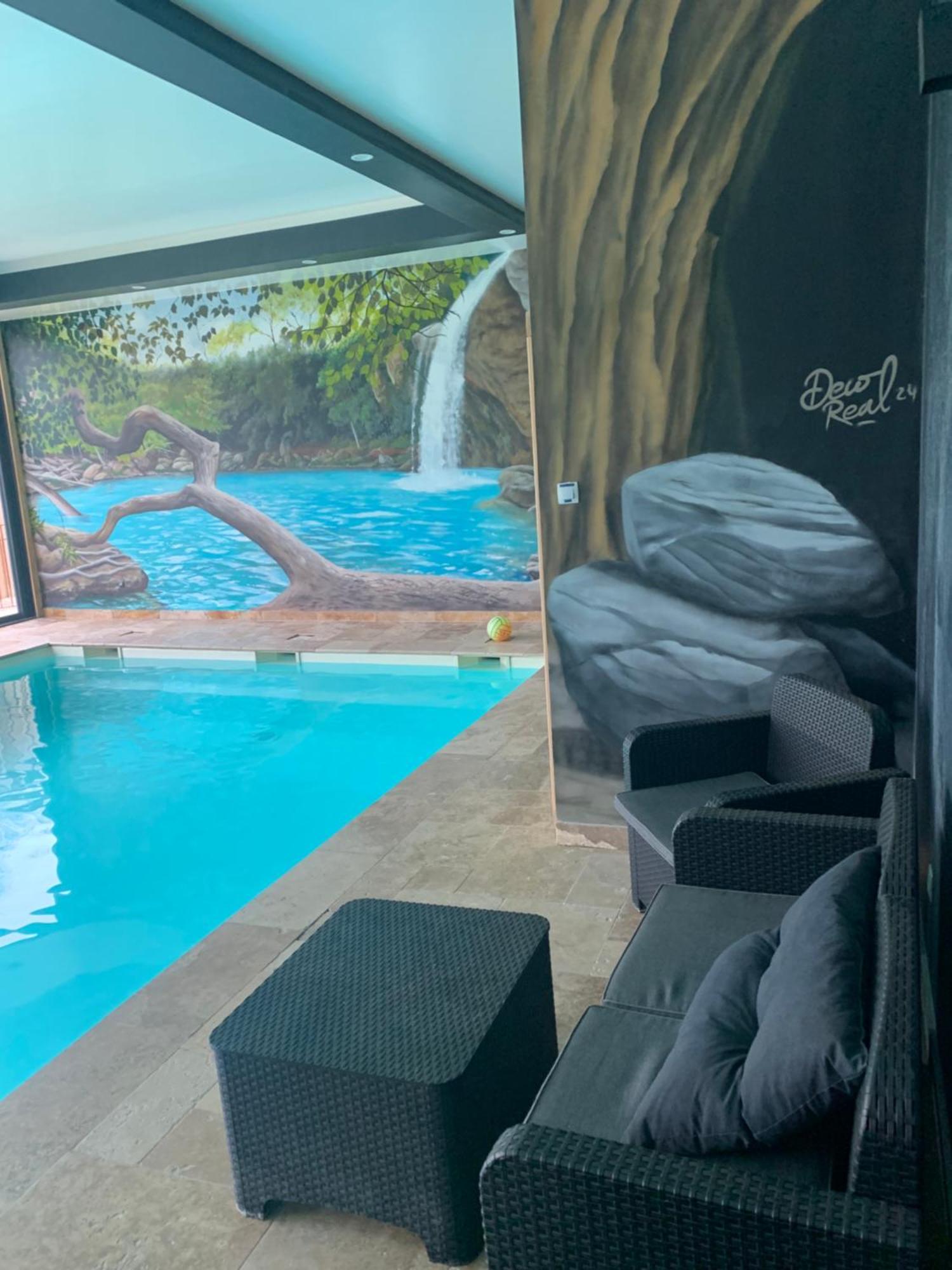 Cottage Piscine Interieure31Degres Zoo La Fleche24H Du Mans Clermont-Creans 外观 照片